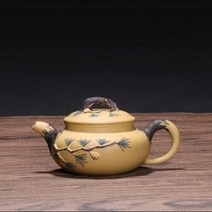 호화랑 다관 중국 전통 수공예 숙우 차도구 자사호 보이차용 다기세트 솔잎 서시호 찻주전자 tt318, A.仿古松针 段泥190毫升, 1개