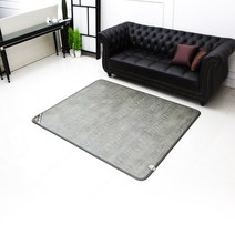 한일메디칼 온돌왕 전기장판 빈티지그레이 모노륨장판, 2~3인용 ( 150 x 183cm )
