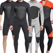 철인3종 잠수복 웻슈트 다이빙슈트 수트 바다 수영, 3XL 1481 3mm 블랙