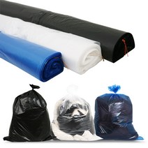 그린팩코리아 평판 쓰레기봉투 야채봉투 4종, 100매, 평판봉투 80L [80X100] 블랙