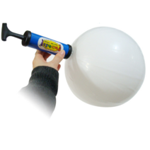 JH굿즈 탱탱볼 (비치볼 탱탱볼 / 에어펌프 별도) 공놀이 한방에 준비하자 비치튜브 비치볼 에어볼 손펌프 펌프, 돼지탱탱볼(핑크)
