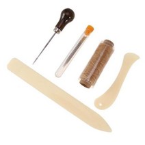 키트 제본 책 바인딩 바느질 뼈 도구 스크랩북 재료 바늘 폴더 가죽 초보자 핸드 스티 처 세트, As Shown