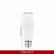 LED촛불 LED양초LED 원통형 옥수수 전구 220V-240V 홈 데코레이션 샹들리에 라이트 1/2/3pcs 5W, 03 10W E27_02 웜 화이트_03 3개