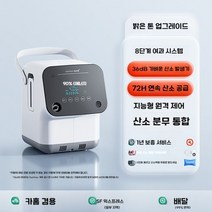고압 산소 치료기 발생기 가정용 휴대용 소형 호흡기 휴식 반려견 정화 장치 오투 독서실, 산소발생기 36dB