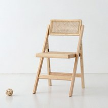마켓비 POLIM 접이식의자 라탄, 내추럴 3920.5574, 1개