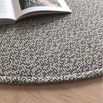 레트로 인테리어 원형카페트 100 의자러그 상품촬영