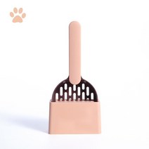고양이 배변삽 똥삽 화장실청소 디자인 감성 고양이 청소도구 반려묘 용품, Coffee Pink