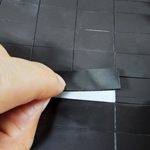 조각 고무자석 스티커자석 접착식 고무자석판, 조각자석 100x15