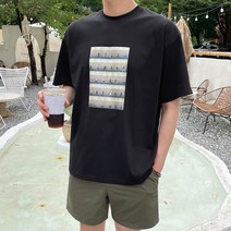 조군샵 조군샵 벤피드 전사 나염 반팔티_T7116