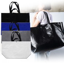 (인쇄가능)대형 패션 유광 타포린백 (가로)65cm x (세로)40cm x (폭)20cm, 패션 타포린백(그레이)