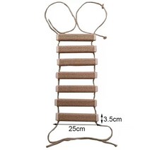 원목캣타워 고양이 귀여운 모던한 설치편한 사이잘 스트레칭 나무타워 목재 고양이 다리 벽 장착 사이잘 로, 02 Sisal ladder_03 100cm