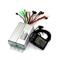 전기자전거용 디스플레이 GREENTIME-전기 자전거 브러시리스 속도 드라이버 S866 LCD 36V48V 500W 25A BLDC 한 세트, [02] 48V Set