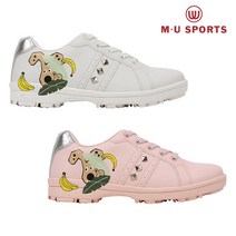 [본사][엠유스포츠]캐릭터 골프화 MU21A3AF101, WHT/250