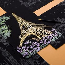 색칠공부 도안 어르신 어른 성인 컬러링북 스크래치북 맵 페이퍼, 기본, 02.항주서호