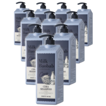 밀크바오밥 세라 샴푸 화이트머스크 1200ml 10개 허브복합추출물 섬세한향
