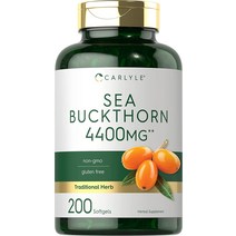 씨벅톤 오일 씨벅톤베리Sea Buckthorn Oil 4400mg 200정 Carlyle