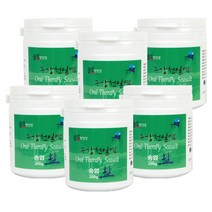 솔섬식품 신안 천일염으로 만든 송염 구강 양치소금 200g, 6개