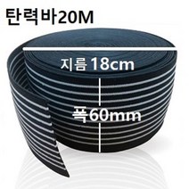 폴리탑 청색차호루 차량용방수포 방수코팅 적재함덮개 1톤트럭 덮개, 1개, 스마토탄력바60mmX20M