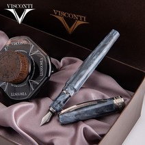 비스콘티 만년필 미라지 병잉크 기프트 세트 7색상, 상세설명 참조, 코랄/F-기본촉