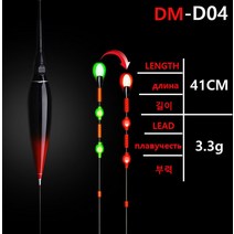 낚시찌 낚시용품 JiuYu 스마트 Led 낚시 플로트 민감한 물고기 물린 CR425 배터리와 부표 중력 센서 빛나는 전기 밤 생각 나게, [11] DM-D04