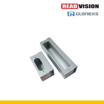 [글로넥스] GD-5000 데드볼트용 유리문 노출형 브라켓 (상단 하단), GLASS-5100(하단)