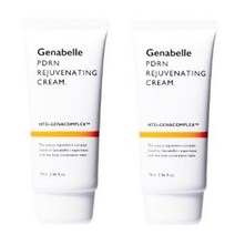 제나벨 PDRN 재생 크림 70ml +70ml, 2개