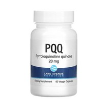 레이크에비뉴 PQQ 20mg 60베지캡슐 피롤로퀴놀린퀴논, 1개, 기본