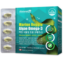 [리뉴얼] 네츄럴라이즈 캐나다 식물성오메가3 DHA 임산부 미세조류 733.55mg 60정~, 60정, 2개