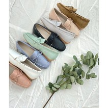 az20090 스웨이드 로퍼 플랫슈즈 단화 여자 신발 여성 구두 여성화 리본 1.5cm