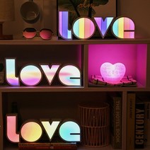LED 네온사인 무드등 테이블등 LOVE 러브 사인, Style 2