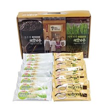 별도표기 국산 검은콩 미숫 가루 스틱 옛날 쉐이크 선물 세트 추석 설 명절 간편식 귀리 선식 답례품 분말 곡물, 단품, 단품