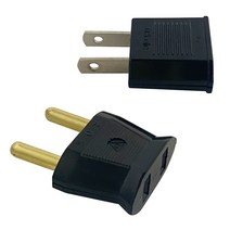 [국산 돼지코 어댑터]코드/110v 220v 콘센트변환플러그/반대아답타/아답터/아답타/외국여행/플러그/변환잭, 반대어댑터(끝이 둥근형)-1개, [정품_반대어댑터(끝이 둥근형)^]