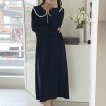 [세인트이브] OD502 라운드카라 빅사이즈 원피스