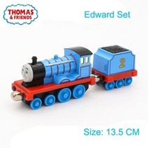 모든 토마스와 친구들 기차 트랙 세트 장난감 제임스 듀크 펫시 헨리 1:43 합금 자기 기차 캐리지 모델 아이 교육 완구, 1 에드워드 세트
