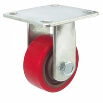 대신캐스터 중하중용 캐스터-고정 4040PUI 4Inch 고정 33mm (1EA)운반공구 케스터 캐스타 바퀴 운반기 운반 하역 리프트 파렛트트럭, 본상품