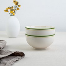 시라쿠스 메이플 시리즈 국그릇 대접, 2P, 코지그린