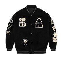 남녀 A 야구점퍼 커플 과잠 단체복 바람막이 대학생 힙합 봄코디