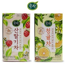 샘표 과일차 청귤차 20T 산딸기차 20T 티백, 순작 산딸기차20T, 본상품선택