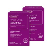 모어네이처 보라지유 감마리놀렌산 60캡슐 식약처 인증 5중기능성 월경 상태개선+피부 개선+콜레스테롤 개선+혈행 개선+항산화, 2박스