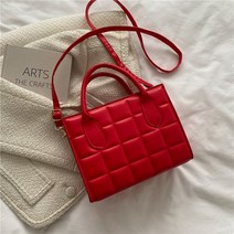YAPOGI 올해의 가방 여성 간단한 YAPOGI 새로운 유행 가을 핸드백 격자 무늬 메신저 가방 휴대용 작은 정사각형 가방 YAPOGI
