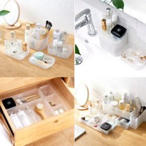 칸막이 다용도 스토리지 정리함 서랍장 안 칸막이 조립식 트레이 플라스틱 바구니 탕비실, 칸막이 분리형 수납 트레이 스탠드형