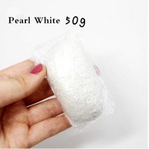 은점토 반지만들기 공예 수제 레진 골드 실버 펄 화이트 DIY 쥬얼리 머리 장식 갑옷 무기, 4.Pearl White