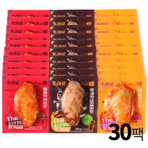 브랜드닭 훈제 닭가슴살 혼합 100g x 16팩 세트 (냉동), 1세트