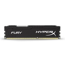 킹스톤 Kingston 데스크탑 오버클럭 PC용 메모리 DDR3 1600(PC3-12800) 4GB HyperX FURY CL10 1.5V Non-ECC DIMM 240pin HX316C10FB4 영구 보증