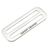 웨이트 프리다이빙 스쿠버 벨트 넥 납 구슬 스테인레스 스틸 다이빙 슬라이드 키퍼 링 웨빙 하네스 리테이너 스토퍼 프리 다이빙 액세서리, 7