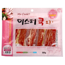 미스터쿡 300g X 5개 소고기 연어 오리 대용량 간식 강아지육포 건조간식, 오리 스테이크 300g*5개