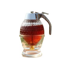 NHB 유리 허니디스펜서 꿀통 꿀보관 200ml, 1개