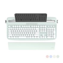 엑토 레트로 팜레스트 풀배열 키보드 손목 받침대 WRS-07, 핑크, 1개