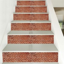 계단리프트 모든지형 아랍어 스타일 계단 스티커 DIY 비닐 자체 접착 방수 이동식 벽지 바닥 홈 장식, 18 LT248_02 13pcs x 18x100cm