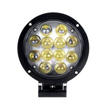 1300K LS60 LED 써치라이트 5100루멘 차량용 선박용 DC 12V 24V, (광각 선택)확산형(45도)